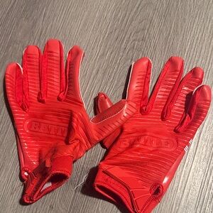 Red Men's Gloves XL